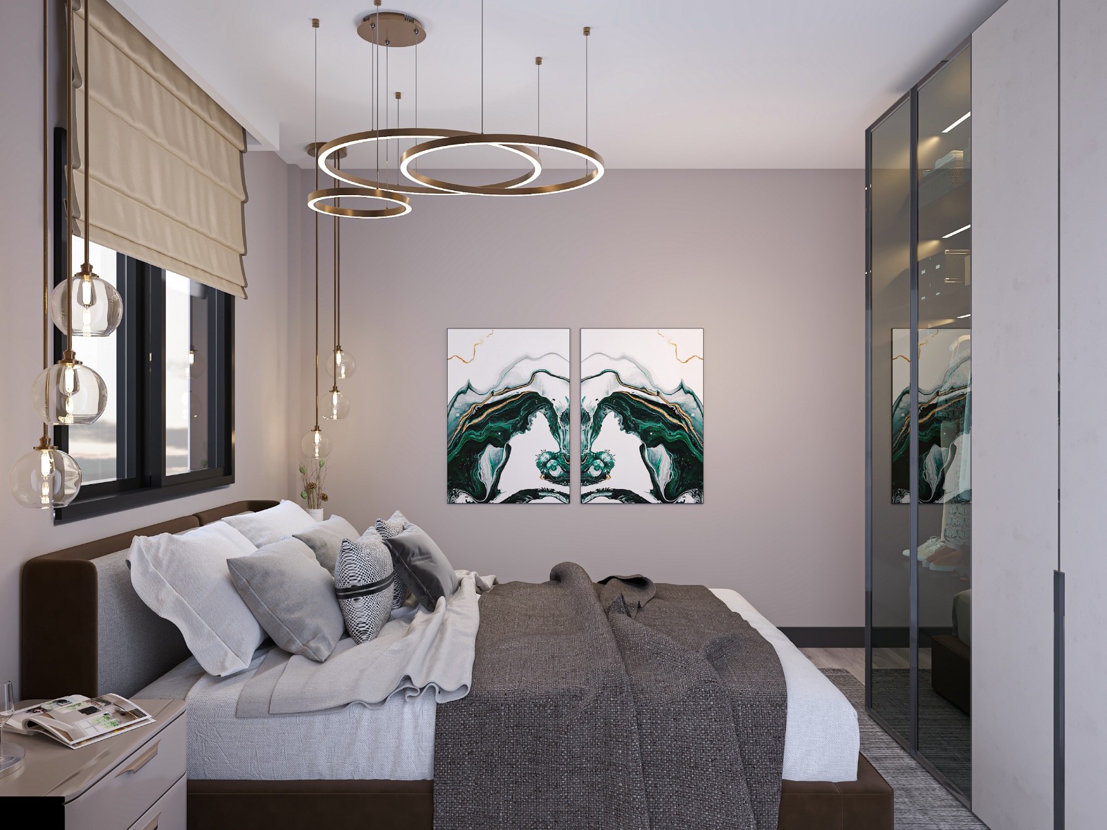Saffron interior — living space